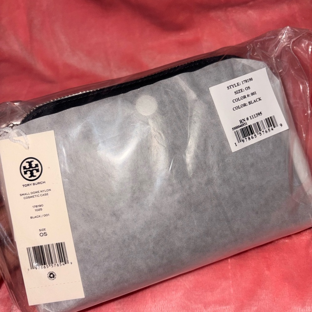 Tory Burch Black Nylon Pouch